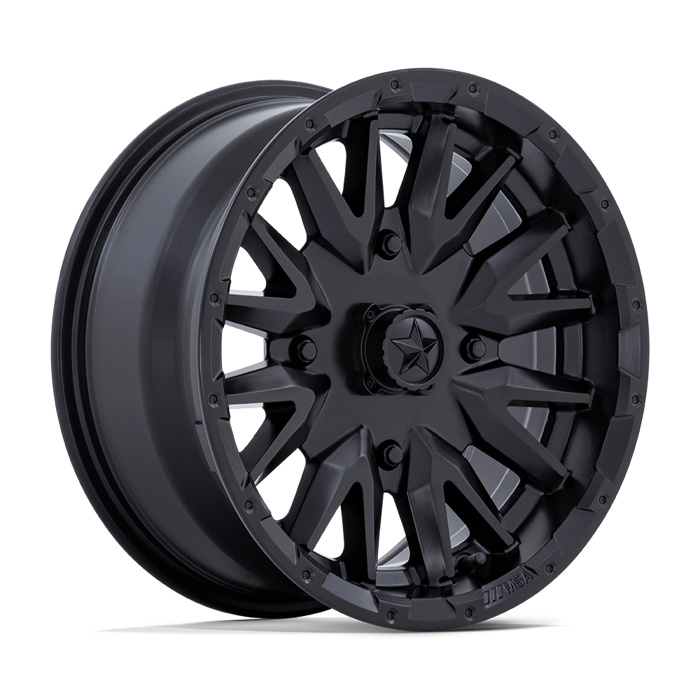 MSA OFFROAD WHEELS M49 CREED 14X7 10 4X110 MATTE BLACK