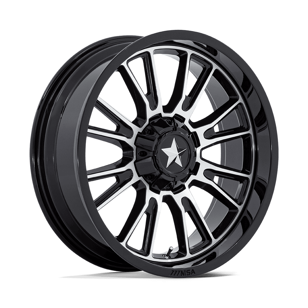 MSA OFFROAD WHEELS M51 THUNDERLIPS 20x7 0 5x114.3 GLOSS BLACK MACHINED