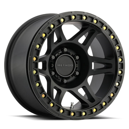Method 106 17x9 5x127 (5x5) -44mm Beadlock Matte Black MR10679050544B