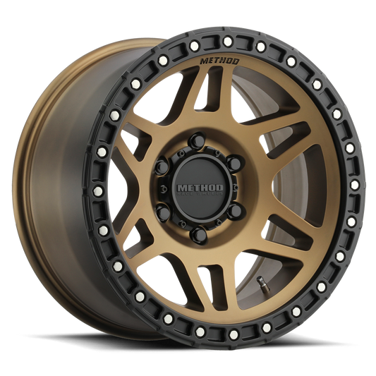 Method 312 17x9 6x139.7 (6x5.5) -12mm Method Bronze - Matte Black Lip MR31279060912N