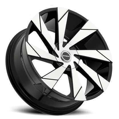 STRADA S62 MOTO 20X8.5 35MM 5X114.3/5X120 GLOSS BLACK MACHINED | S62050135GBM