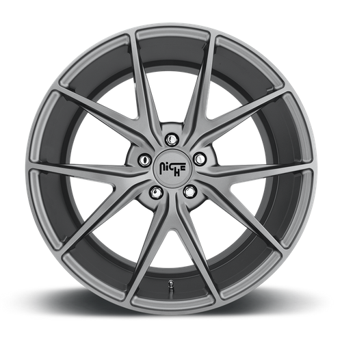 Niche 1PC M116 MISANO 19X8.5 34 5X112 MATTE GUN METAL