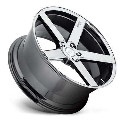 Niche 1PC M132 MILAN 20X8.5 34 5X112 CHROME PLATED