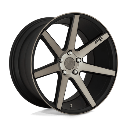 Niche 1PC M150 VERONA 19X8.5 34 5X112 MATTE BLACK MACHINED