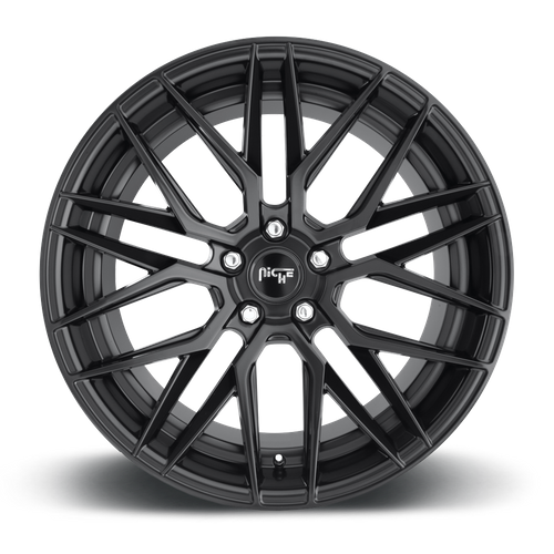 Niche 1PC M190 GAMMA 18X8 42 5X112 MATTE BLACK