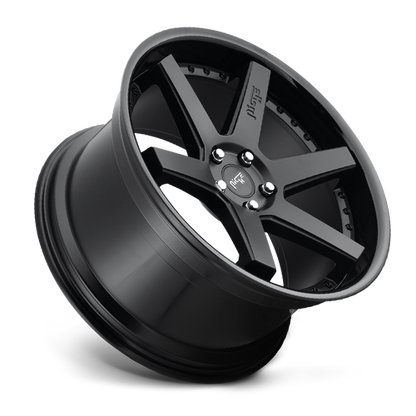 Niche 1PC M192 ALTAIR 18X8.5 42 5X112 GLOSS BLACK MATTE BLACK