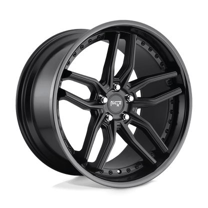 Niche 1PC M194 METHOS 20X10.5 40 5X112 GLOSS BLACK MATTE BLACK