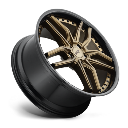 Niche 1PC M195 METHOS 20X9 38 5X112 MATTE BRONZE BLACK BEAD RING