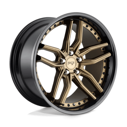 Niche 1PC M195 METHOS 20X9 38 5X112 MATTE BRONZE BLACK BEAD RING