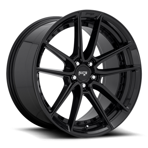 Niche 1PC M223 DFS 18X8 42 5X112/5X112 GLOSS BLACK
