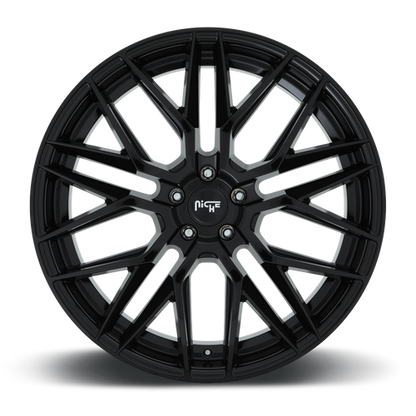 Niche 1PC M224 GAMMA 19X8.5 42 5X112/5X112 GLOSS BLACK
