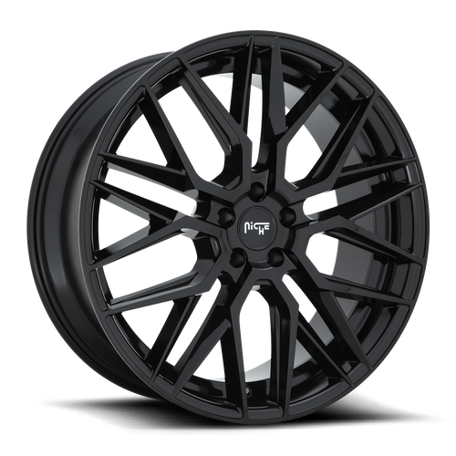 Niche 1PC M224 GAMMA 19X9.5 48 5X112/5X112 GLOSS BLACK