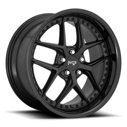 Niche 1PC M226 VICE 19X9.5 48 5X112/5X112 GLOSS BLACK MATTE BLACK