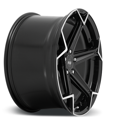 Niche 1PC N259 ARROW 20X10.5 40 5X112/5X112 Gloss Black Brushed