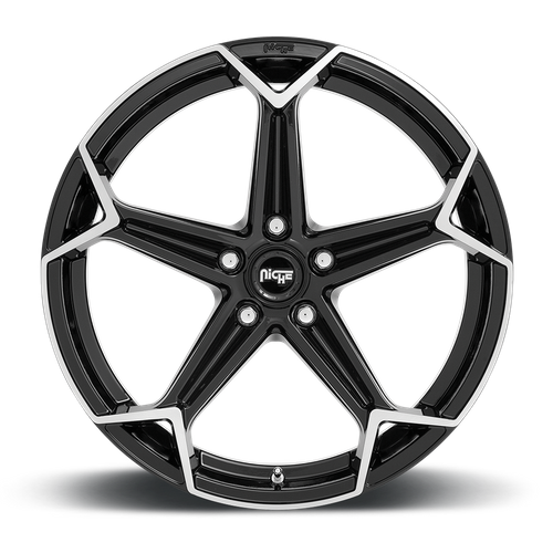Niche 1PC N259 ARROW 20X10.5 40 5X112/5X112 Gloss Black Brushed