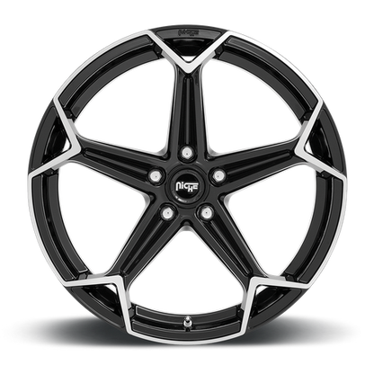 Niche 1PC N259 ARROW 20X10.5 40 5X112 GLOSS BLACK BRUSHED