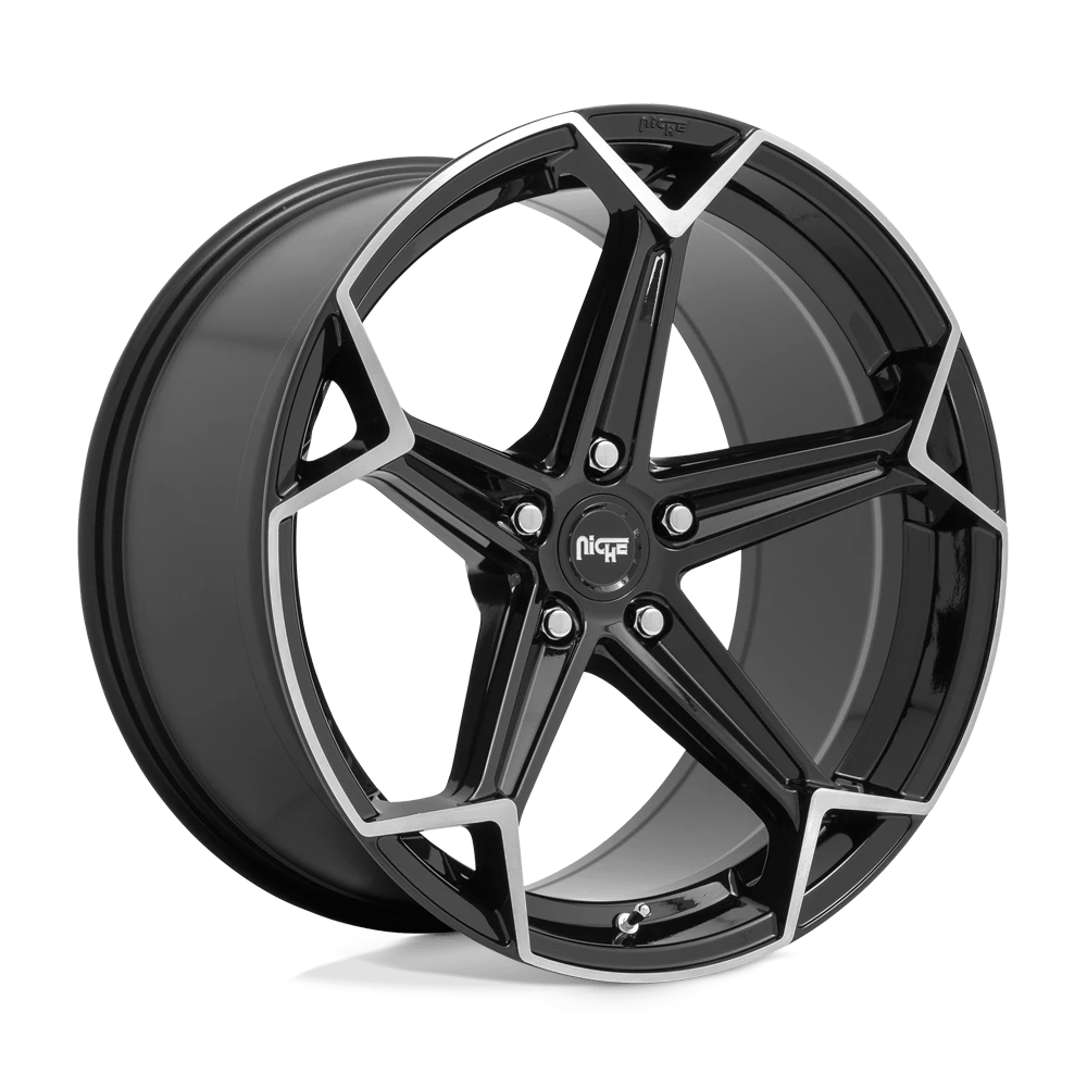 Niche 1PC N259 ARROW 20X10.5 40 5X112/5X112 Gloss Black Brushed
