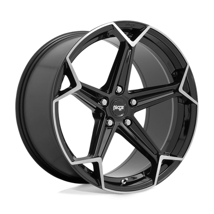 Niche 1PC N259 ARROW 20X10.5 40 5X112/5X112 Gloss Black Brushed