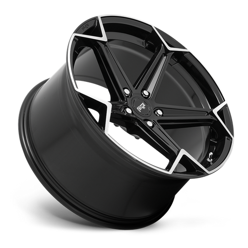 Niche 1PC N259 ARROW 20X10.5 40 5X112 GLOSS BLACK BRUSHED