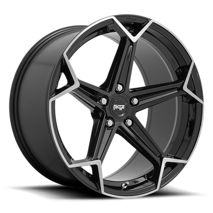 Niche 1PC N259 ARROW 20X10.5 40 5X112/5X112 Gloss Black Brushed
