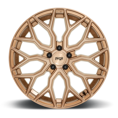 Niche 1PC M263 MAZZANTI 19X8.5 35 5X114.3/5X4.5 Bronze Brushed