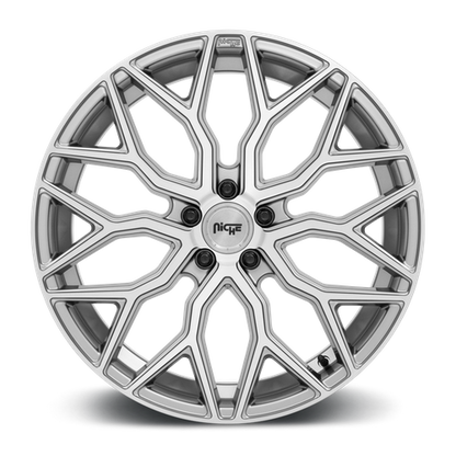 Niche 1PC M265 MAZZANTI 20X10.5 40 5X112 ANTHRACITE BRUSHED TINT CLEAR
