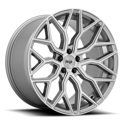 Niche 1PC M265 MAZZANTI 20X10.5 35 5X120/5X4.72 Anthracite Brushed Tint Clear