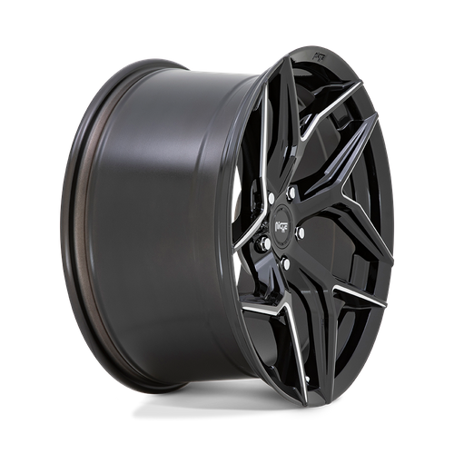 Niche 1PC M266 TORSION 20X10.5 20 5X115/5X115 Gloss Black Milled