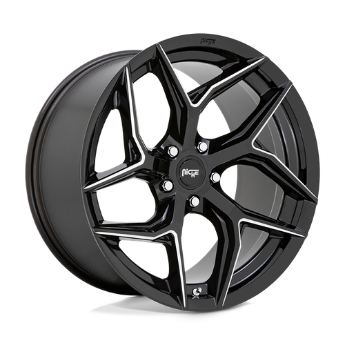 Niche 1PC M266 TORSION 20X10.5 20 5X115/5X115 Gloss Black Milled