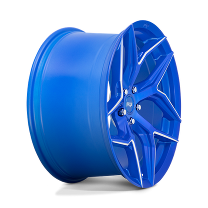 Niche 1PC M268 TORSIONI 20X10.5 40 5X112 Anodized Blue Milled