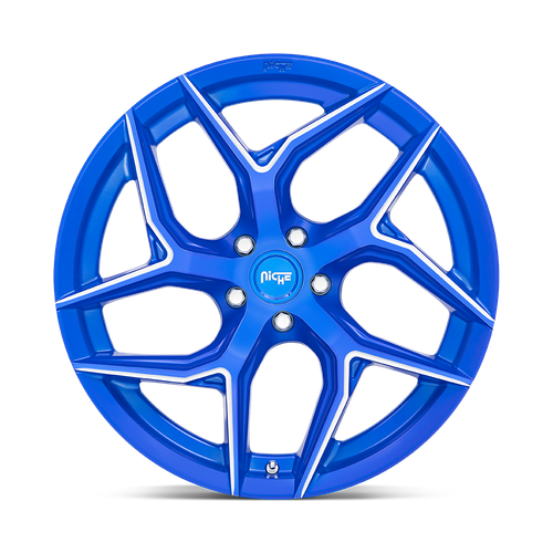 Niche 1PC M268 TORSIONI 20X10.5 40 5X112 Anodized Blue Milled