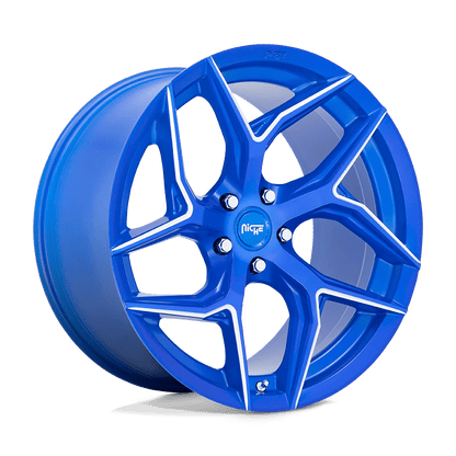 Niche 1PC M268 TORSIONI 20X10.5 40 5X112 Anodized Blue Milled