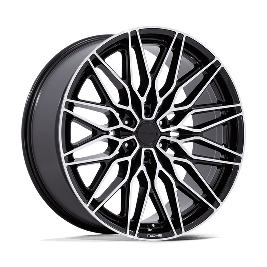 NICHE 1PC NC278 CALABRIA 6 22x9.5 30 6x135 GLOSS BLACK W/ MACHINED