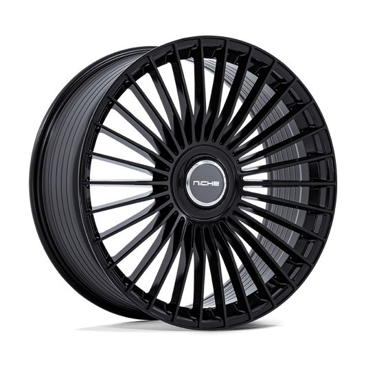 NICHE 1PC NC282 SERENE 22x10 35 5x112/5x120 GLOSS BLACK