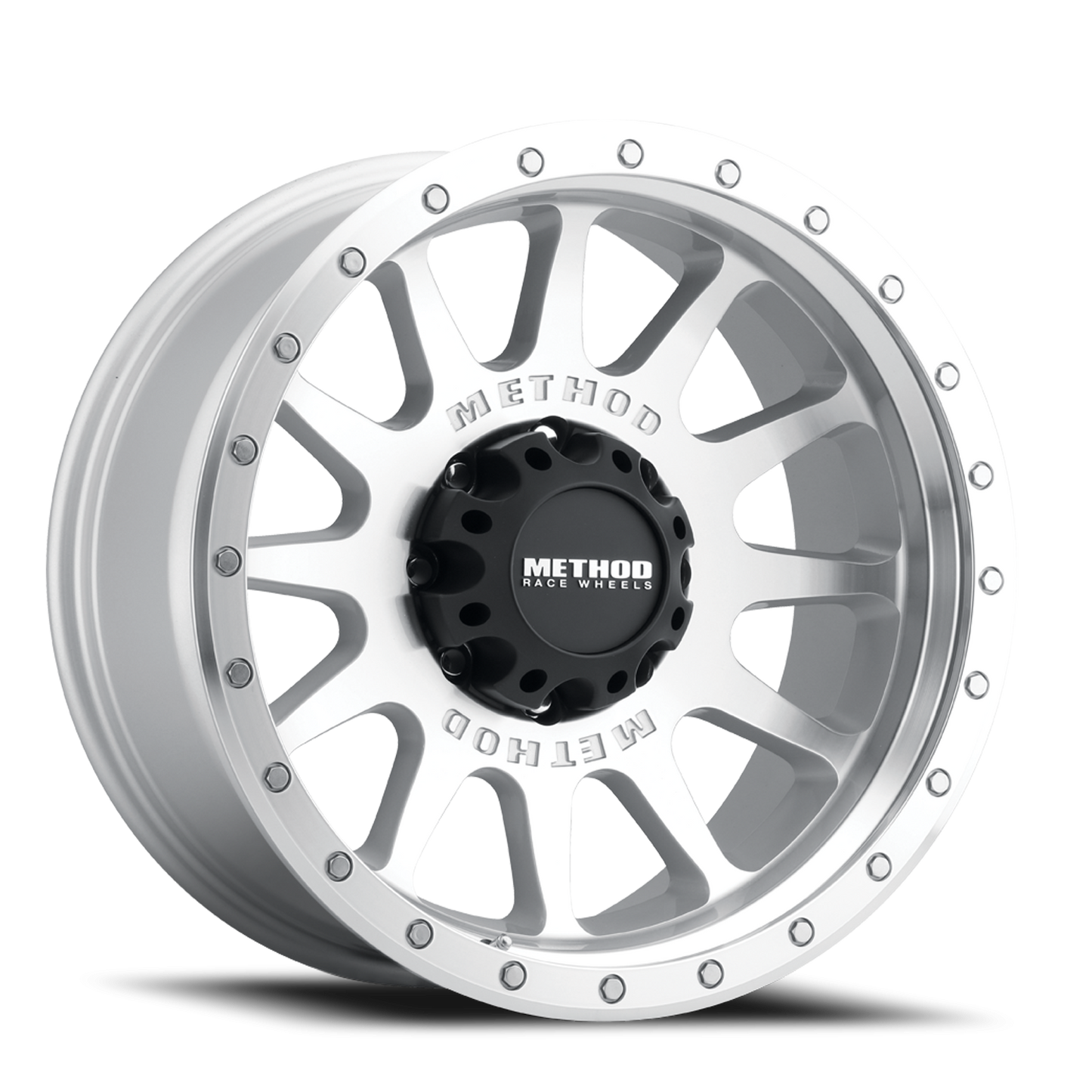 Method 605 20x10 8x180 -24mm NV Machined - Clear Coat MR60521088324N