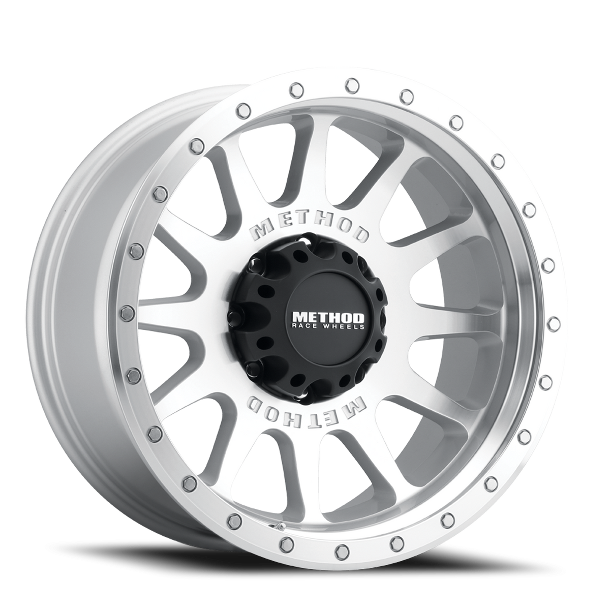Method 605 20x10 8x180 -24mm NV Machined - Clear Coat MR60521088324N
