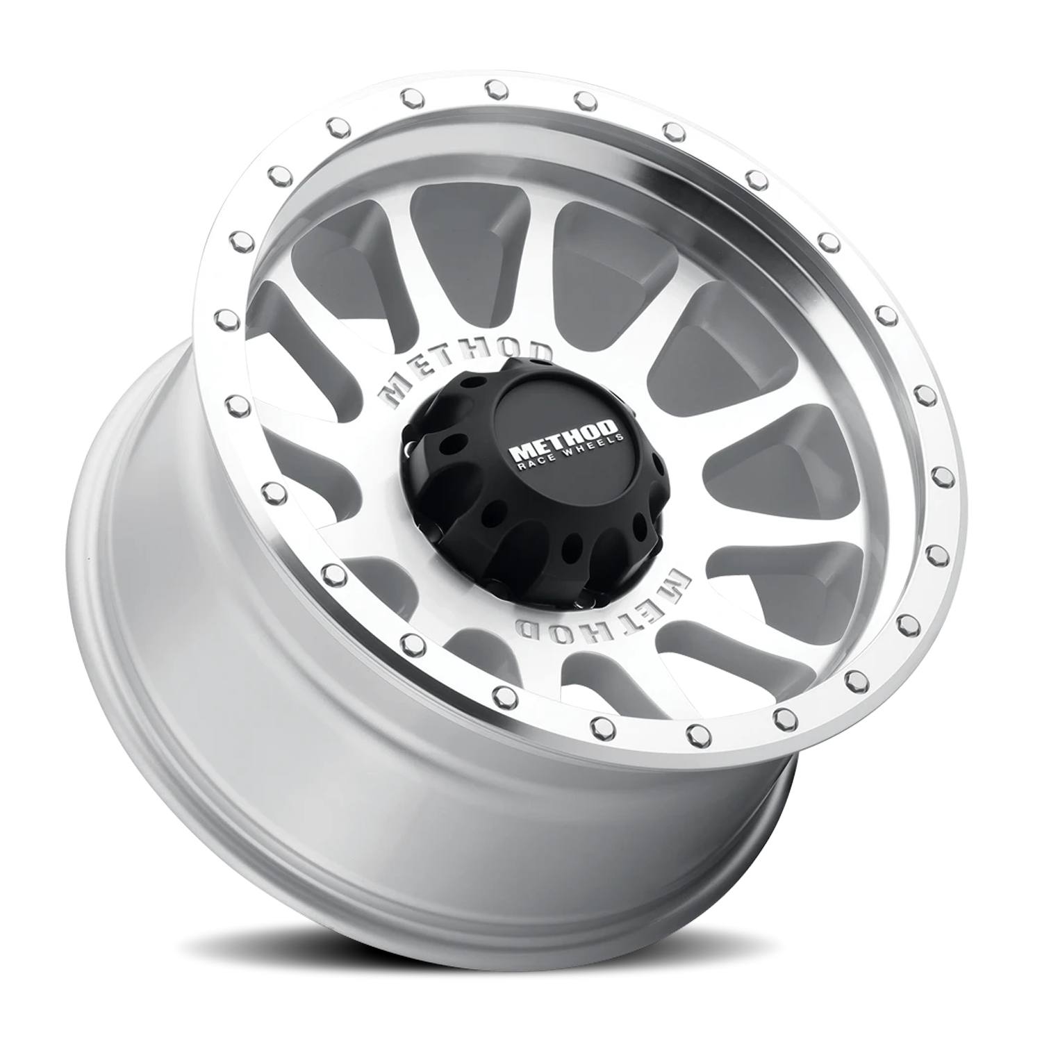 Method 605 20x10 8x180 -24mm NV Machined - Clear Coat MR60521088324N