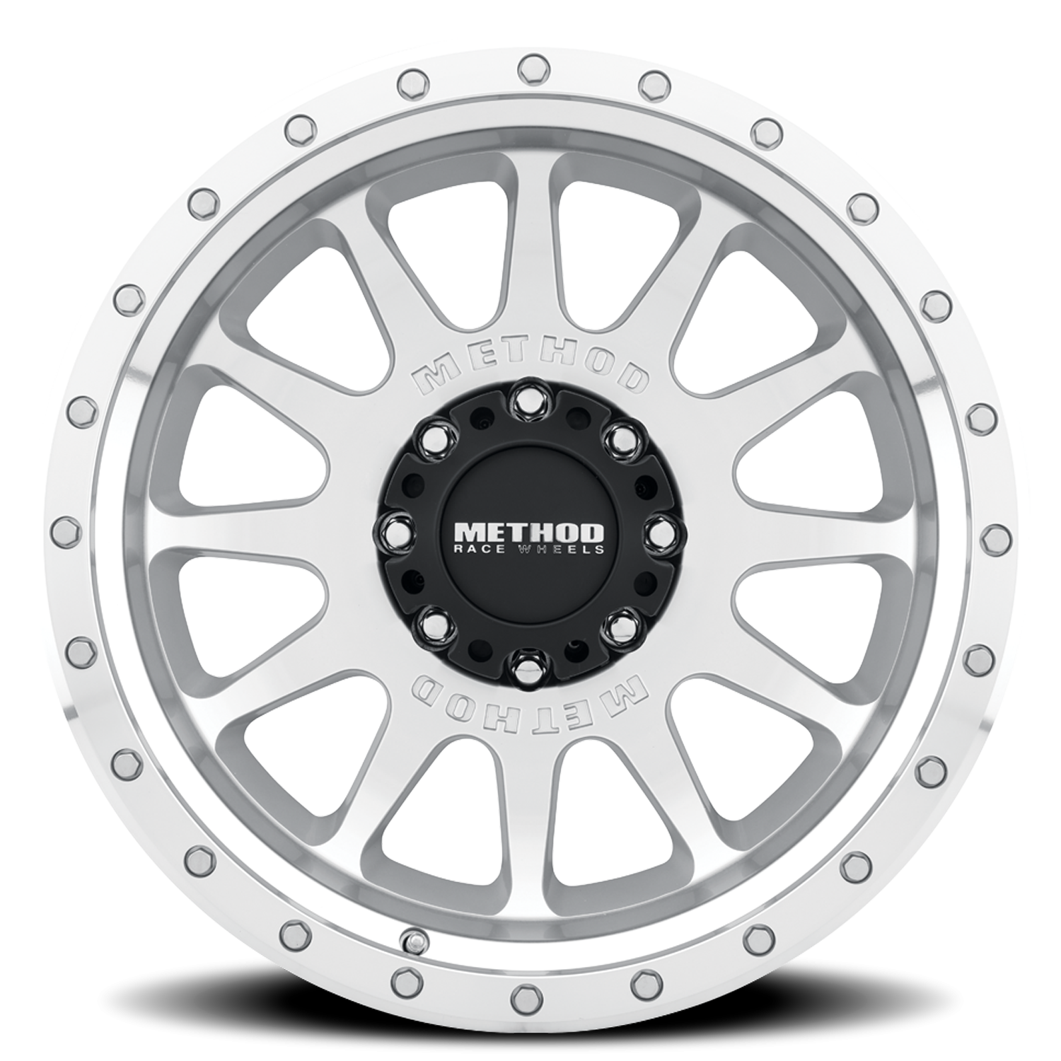 Method 605 20x10 8x165.1 (8x6.5) -24mm NV Machined - Clear Coat MR60521080324N