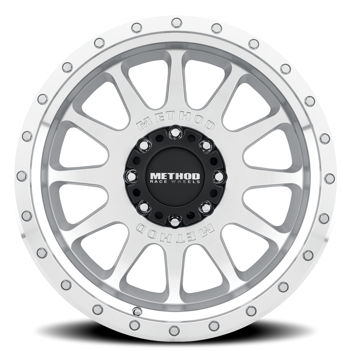 Method 605 20x10 8x180 -24mm NV Machined - Clear Coat MR60521088324N