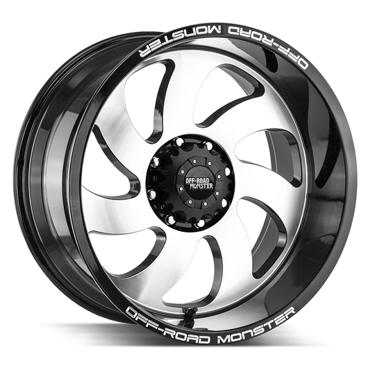 OFF ROAD MONSTER M07 M07 20X10 NEG 19MM BLANK GLOSS BLACK MACHINED | M070000N19GBM