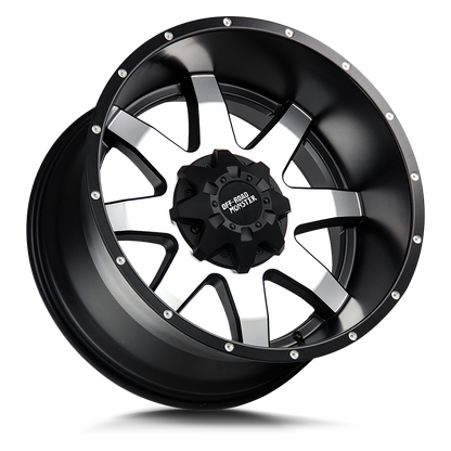 OFF ROAD MONSTER M08 M08 20X12 NEG 44MM BLANK FLAT BLACK MACHINED | M08012000N44BM