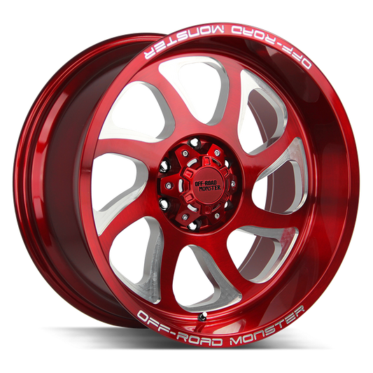 OFF ROAD MONSTER M22 M22 22X12 NEG 44MM BLANK CANDY RED | M22212000N44R