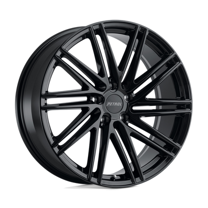 Petrol P1C 19X8 40 5X112/5X112 GLOSS BLACK
