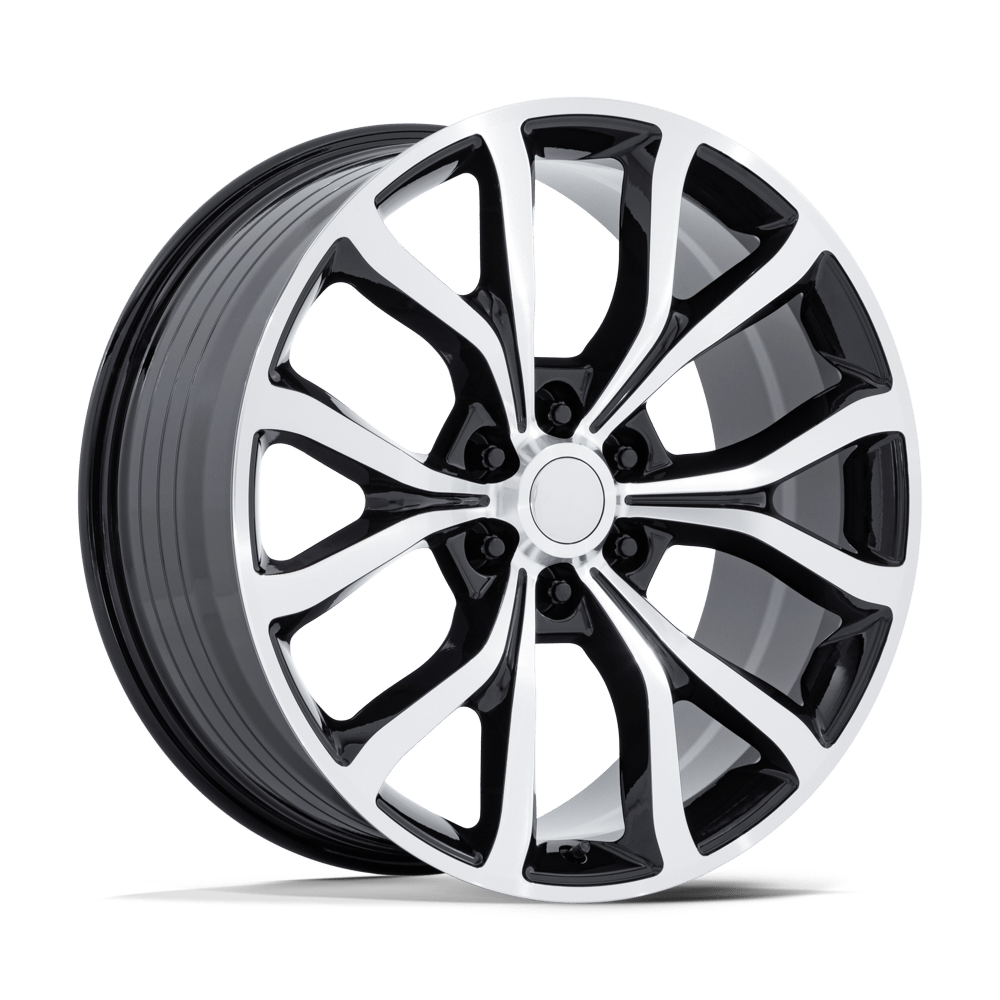 PERFORMANCE REPLICAS PR230 22x9.5 44 6x135 GLOSS BLACK W/ MACHINED FACE
