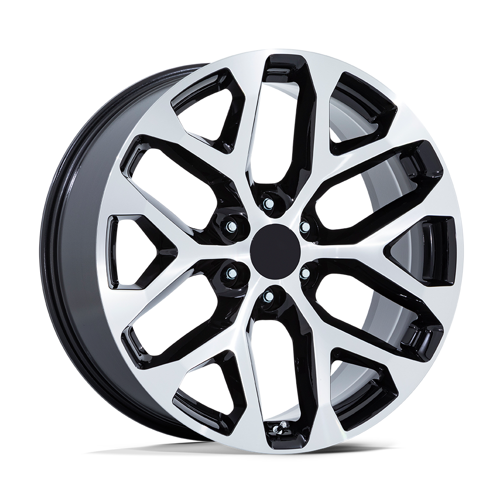 PERFORMANCE REPLICAS PR177 26X10 24 6X139.7 GLOSS BLACK MACHINED FACE