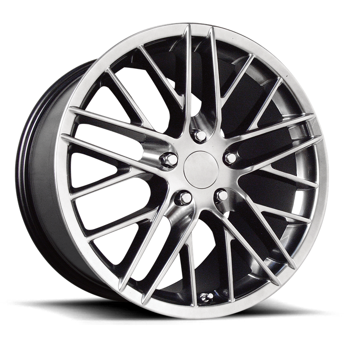 PERFORMANCE REPLICAS PR121 18X9.5 56 5X120.65/5X4.75 Hyper Silver Dark