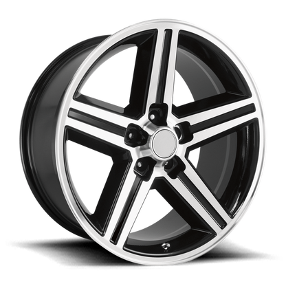 PERFORMANCE REPLICAS PR148 18X8 0 5X120.65/5X4.75 Gloss Black Machined