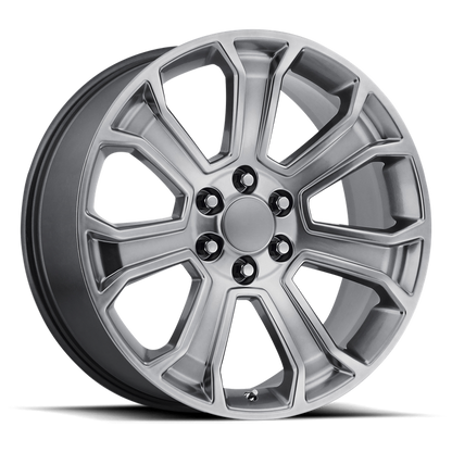 PERFORMANCE REPLICAS PR166 20X9 24 6X139.7/6X5.5 Hyper Silver