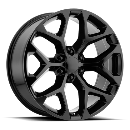 PERFORMANCE REPLICAS PR176 22X9 24 6X139.7/6X5.5 Gloss Black