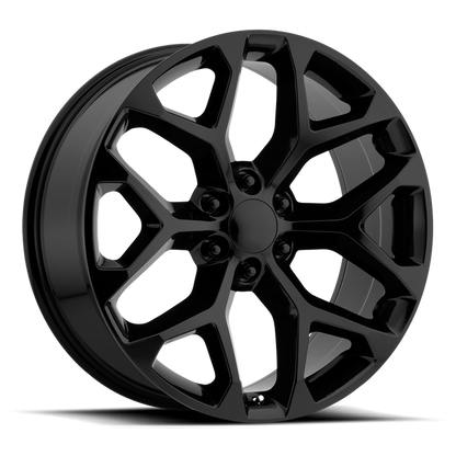 PERFORMANCE REPLICAS PR176 22X9 24 6X139.7/6X5.5 Gloss Black Milled